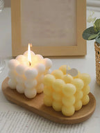 Magic Cube Ball-Shaped Soy Wax Candle – Handmade Aromatherapy