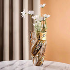 Aurora Crystal Glass Vase