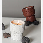Minimalist Cement Candle Holders - DIY Aromatherapy Cups for Home Decor