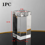K9 Crystal Tealight Candle Holder - Romantic Modern Table Decor