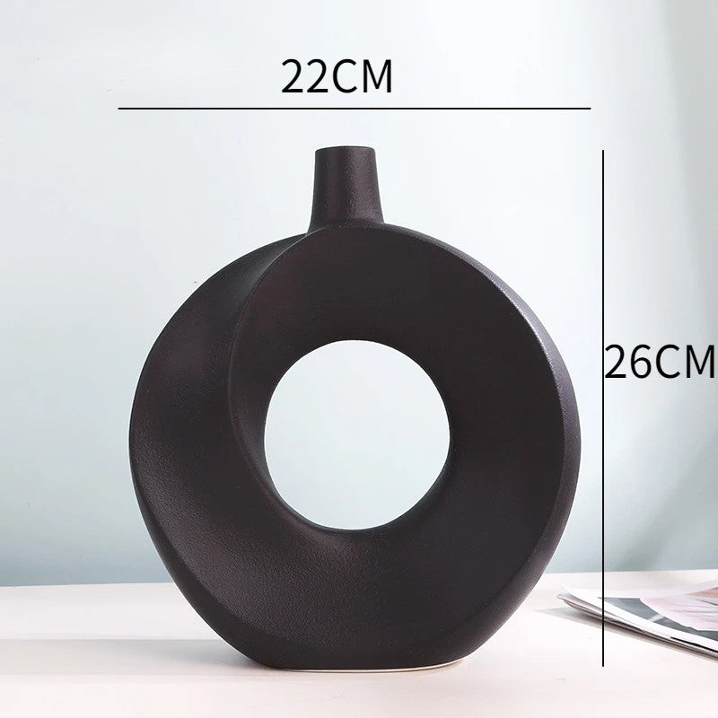 Donut Ceramic Vase