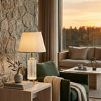 Luminous Glass Table Lamp