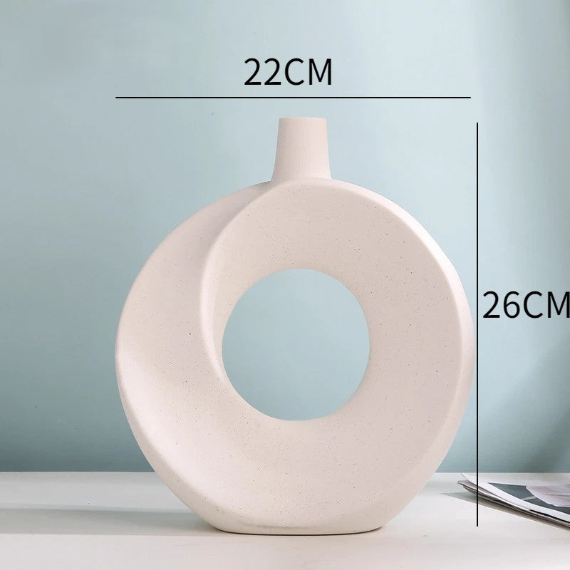 Donut Ceramic Vase