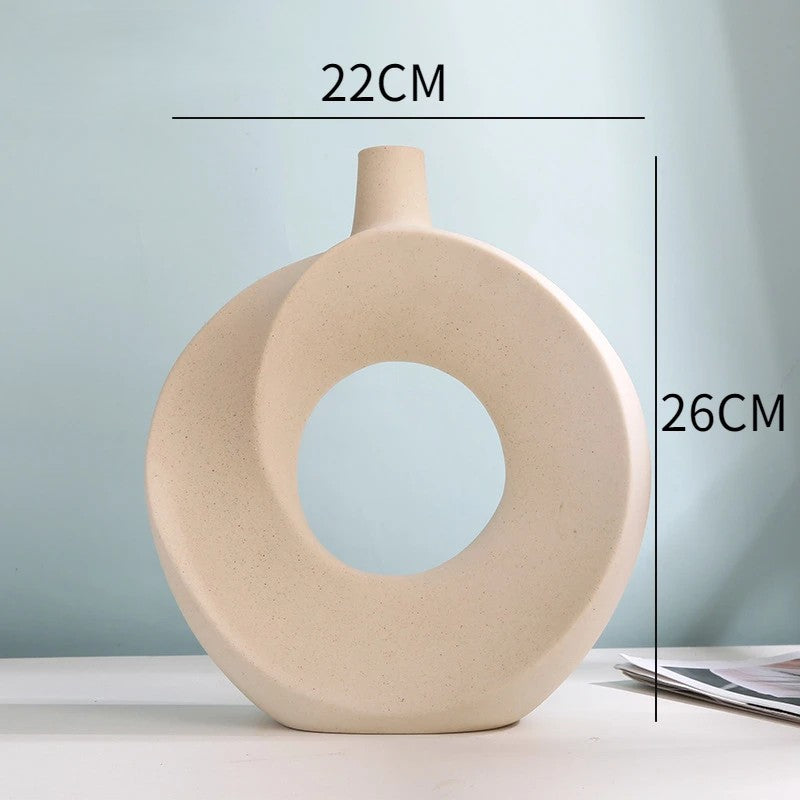 Donut Ceramic Vase