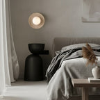 Wabi-Sabi Stone Circle Wall Light