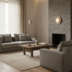 Wabi-Sabi Stone Circle Wall Light